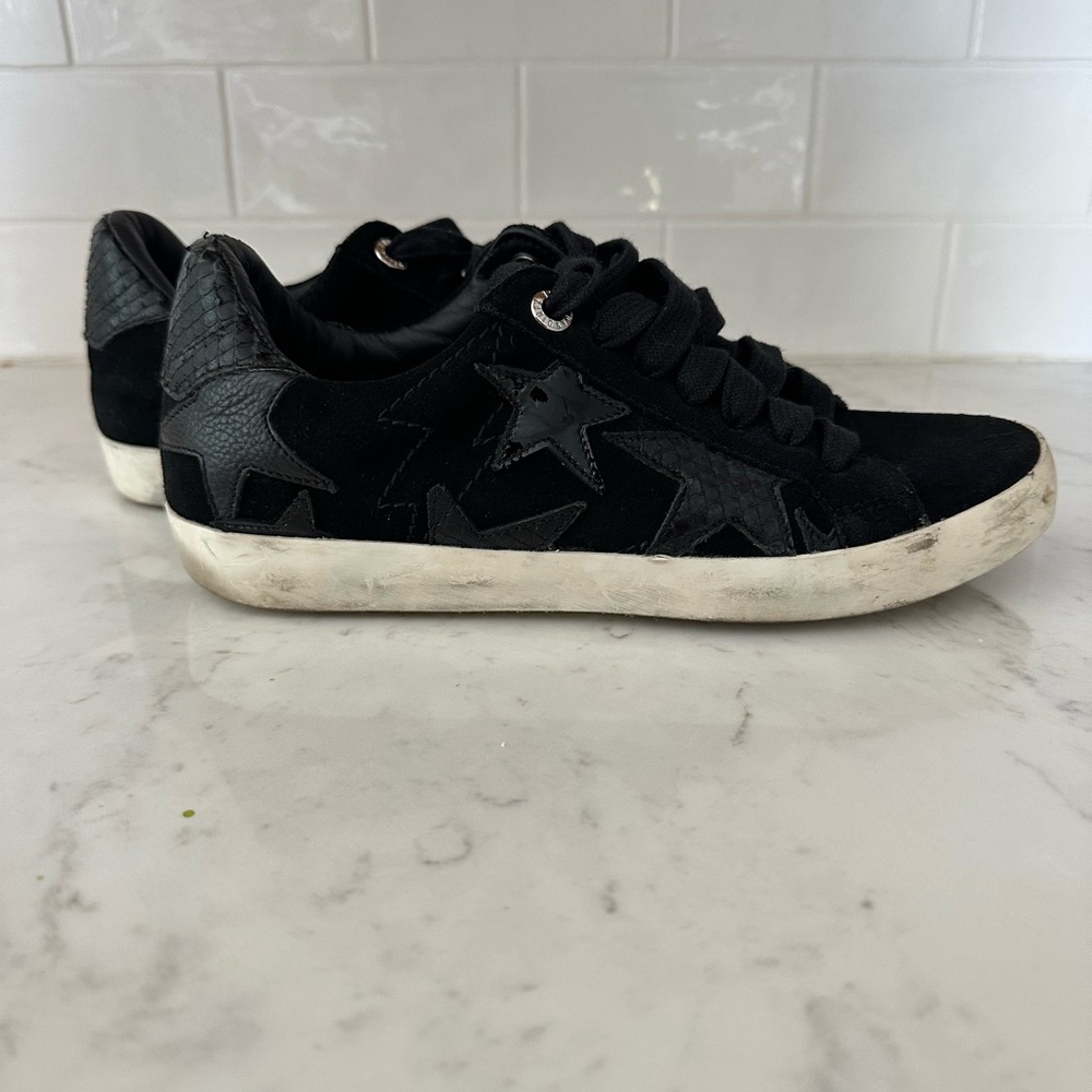 Zadig Voltaire black sneakers with stars